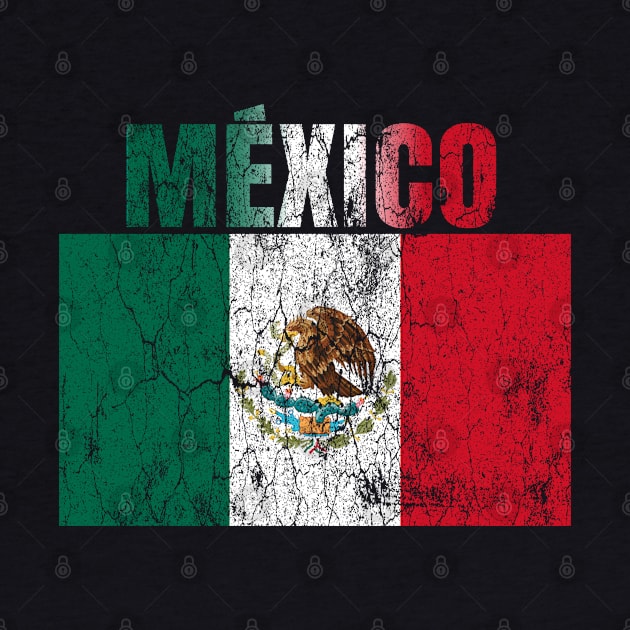 Vintage Mexican Flag of Mexico by CharJens